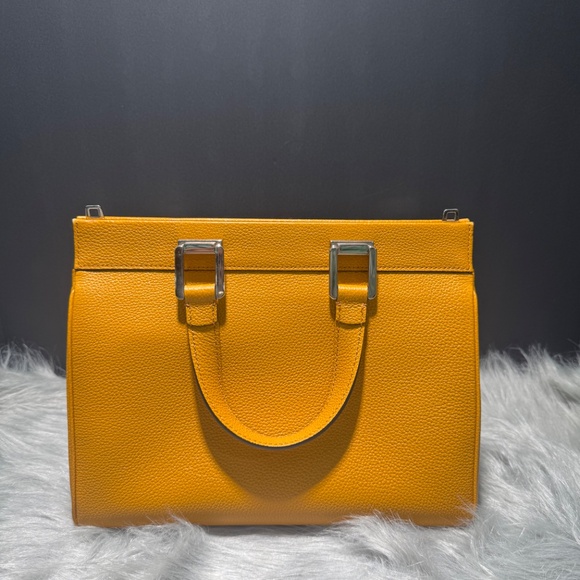 Gucci Orange Posillipo Grain Calfskin Zumi~with COA - Picture 4 of 16